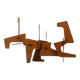 MPCEM. Abstract sculpture in corten steel. Unique piece, 2014.