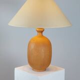Rare vintage wooden table lamp by Dyrlund Denmark.