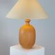 Rare vintage wooden table lamp by Dyrlund Denmark.