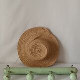 Vintage bamboo wall coat rack