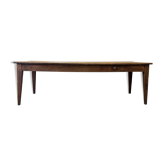Authentic vintage farmhouse table from the 1950s in solid oak.