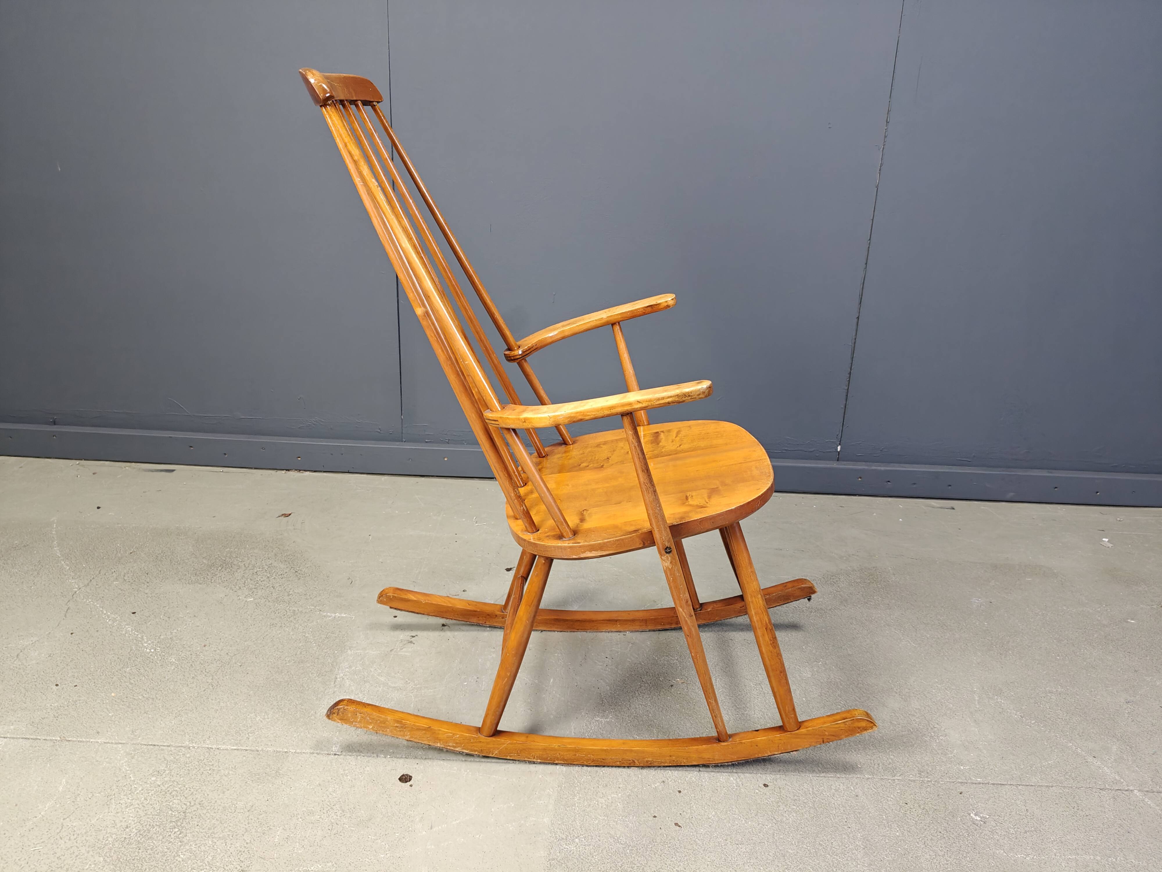 Vintage danish rocking chair, 1960s