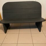 Old wooden cab bench