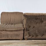 Five-seater corner modular sofa from 70s
