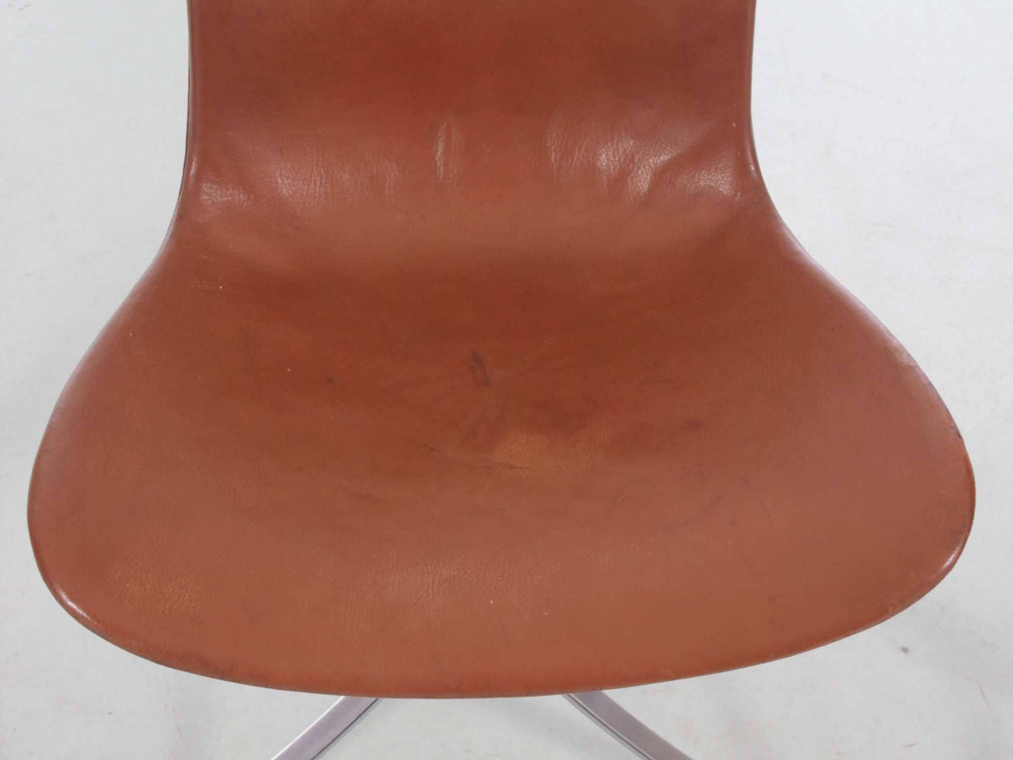 Set of 4 Scandinavian chairs model PK9 original edition K. Christiansen