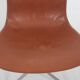 Suite de 4 chaises scandinaves modele PK9 édition originale K. Christiansen