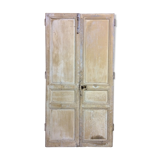 Double communication door - oak, XVIIIth century