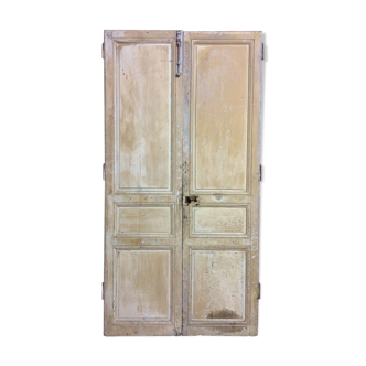 Double communication door - oak, XVIIIth century