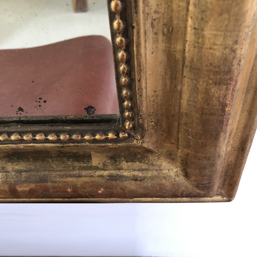 Golden 19th mirror 70x86cm