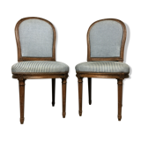 Pair of Louis XVI 19th century chairs