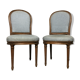 Paire de chaises Louis XVI 19eme
