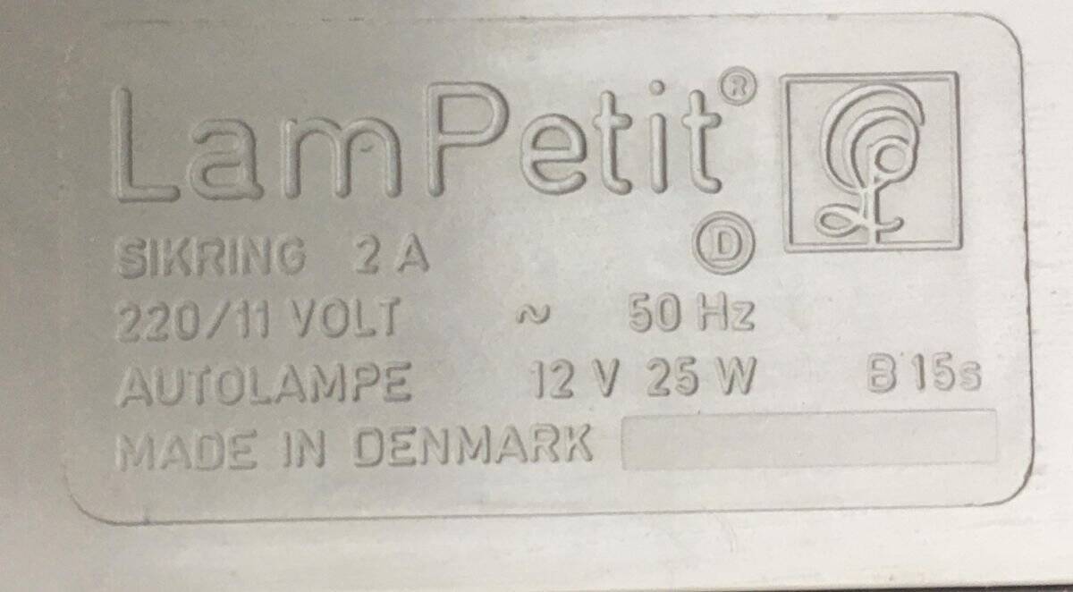 Mid-Century Danish table lamp LamPetit by Bent Gantzel Boysen for Louis Poulsen