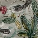 Plate in slip with birds late nineteenth