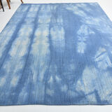 Blue oversize turkish rug 357x270cm