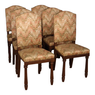 6 Italian chairs in beech wood