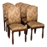 6 Italian chairs in beech wood