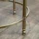 Oblong Coffee Table in Brass and Glass, by Maison Baguès, 1960s.