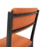 Set of 6 Scandinavian beech chairs, Sweden, 1960