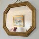Small octagonal art nouveau mirror