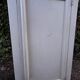 White 2-door bonnet cabinet