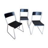 Lot of three industrial chairs