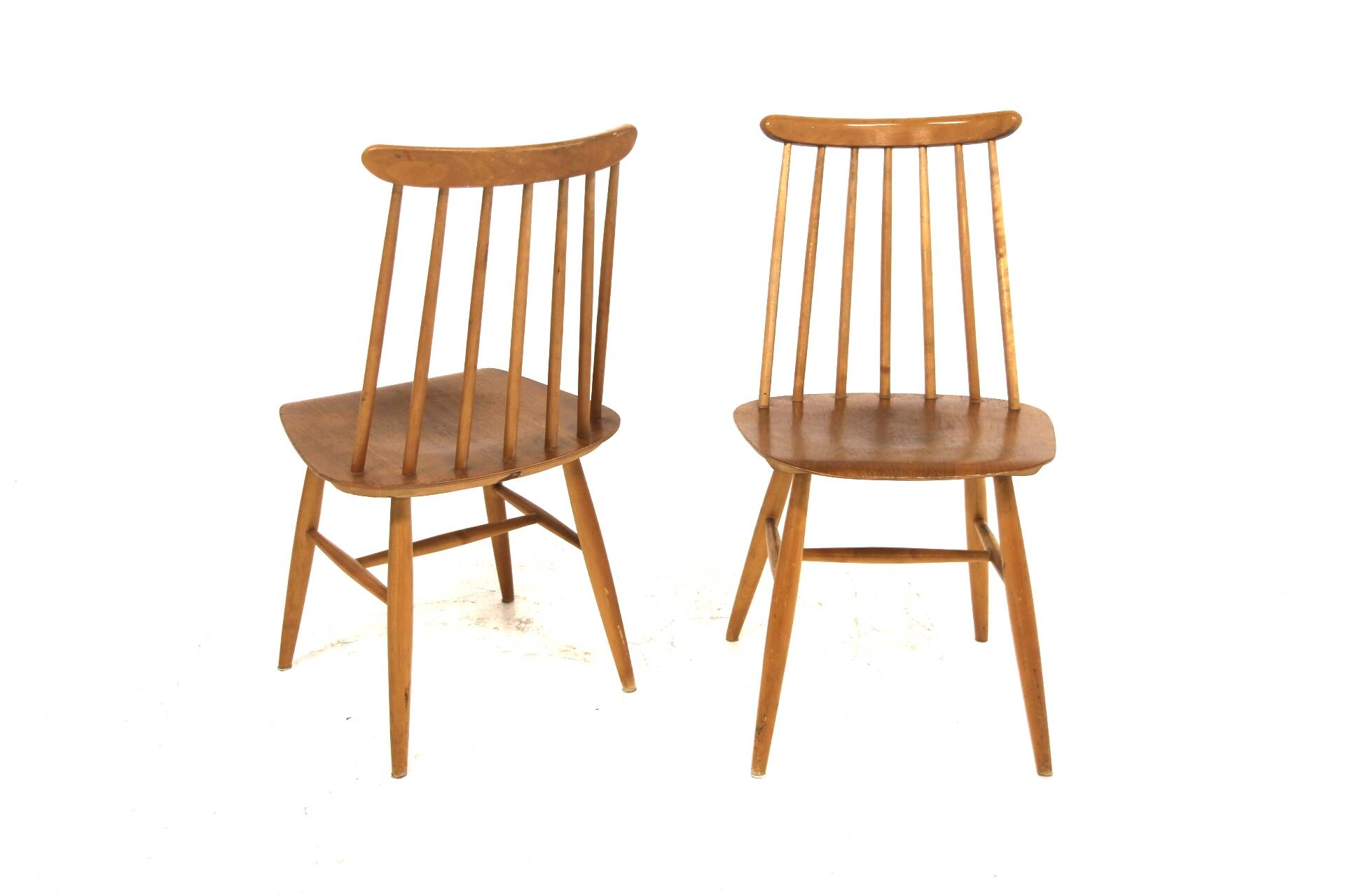 Set of 2 Scandinavian "Pinnstol" chairs, Edsbyverken, Sweden, 1960