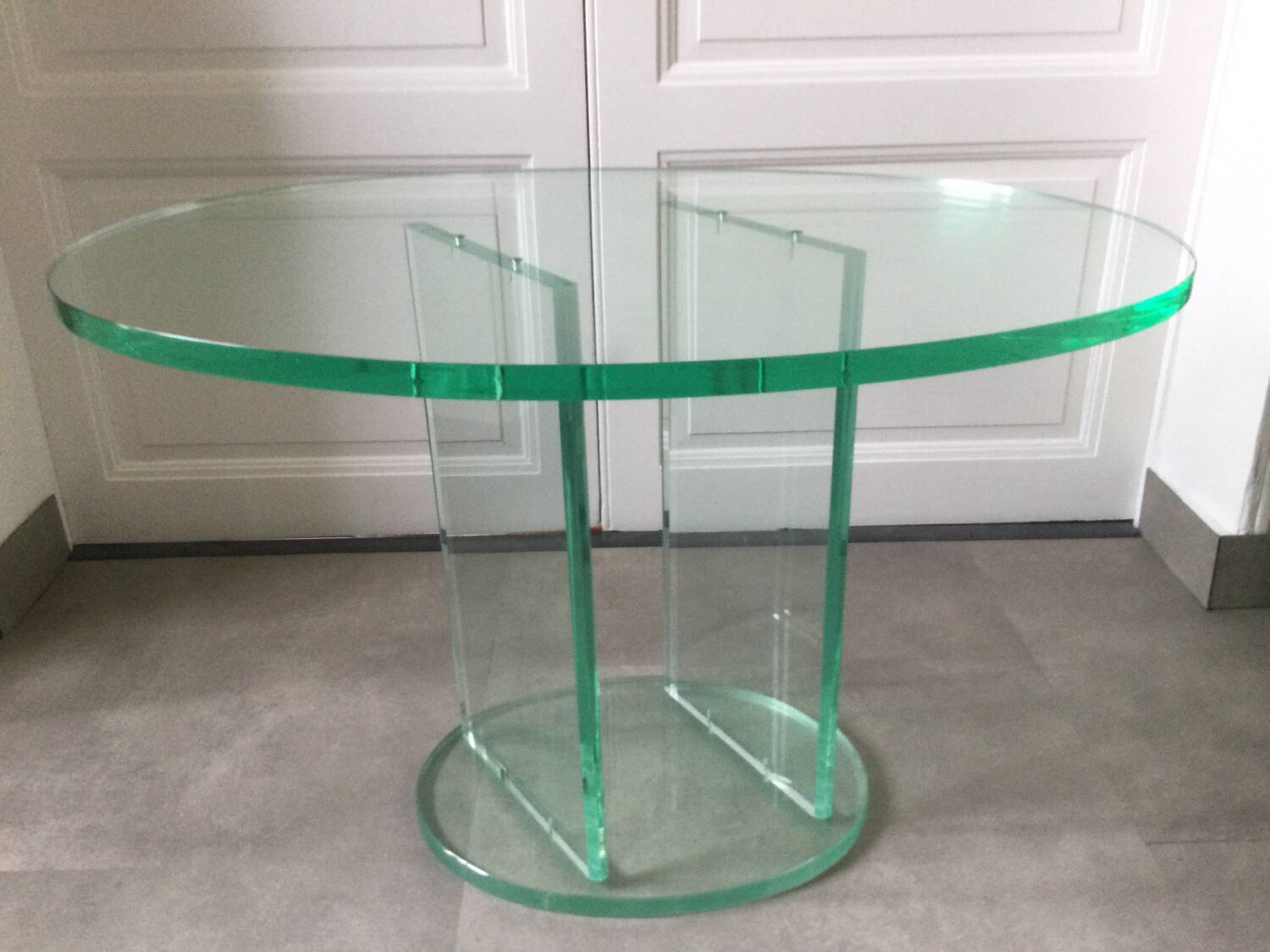 Vintage plexiglass coffee table