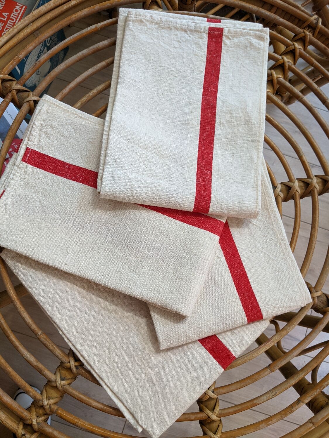 Old tea towels