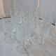 Set of 9 crystal wine glasses 50s