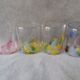 Lot de 4 gobelets en verre de murano