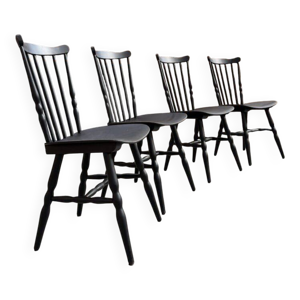 Suite de 4 chaises bistrot - baumann
