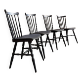 Suite de 4 chaises bistrot BAUMANN