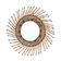 Round Sun Mirror in Rattan, 1960s