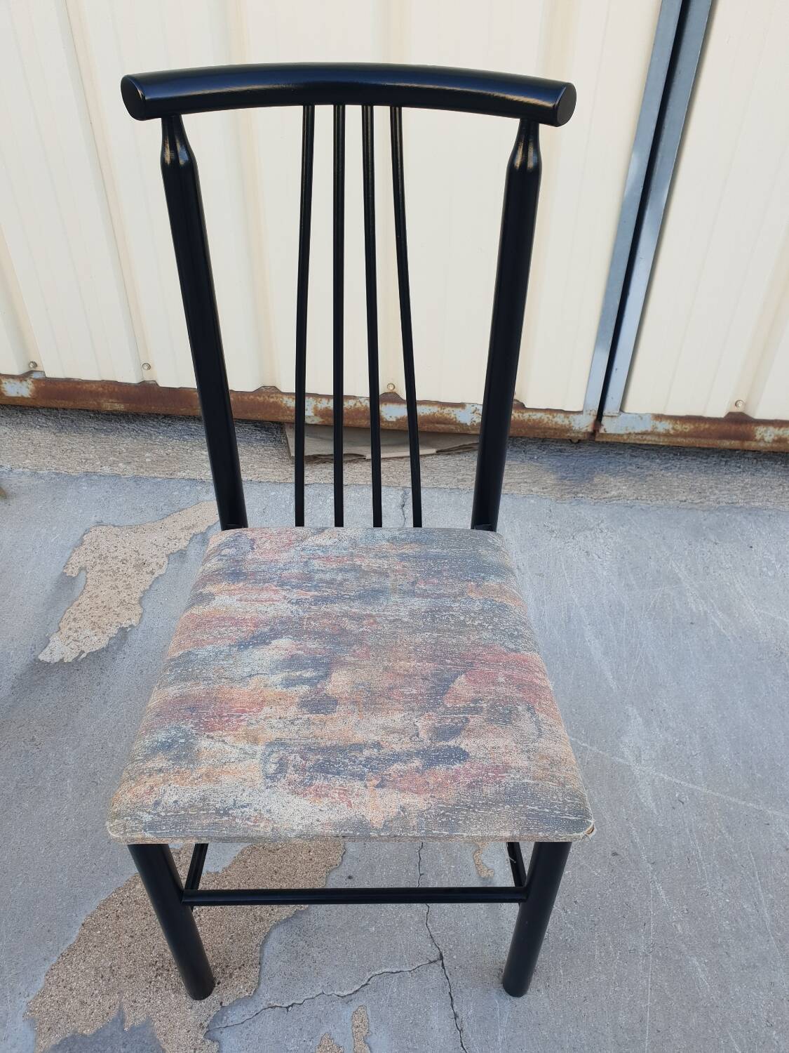 Series of 4 designer chairs 1980