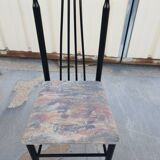 Série de 4 chaises design 1980