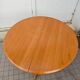 Vintage Round Extendable Dining Table - Wood - Extendable Table - Dining Table