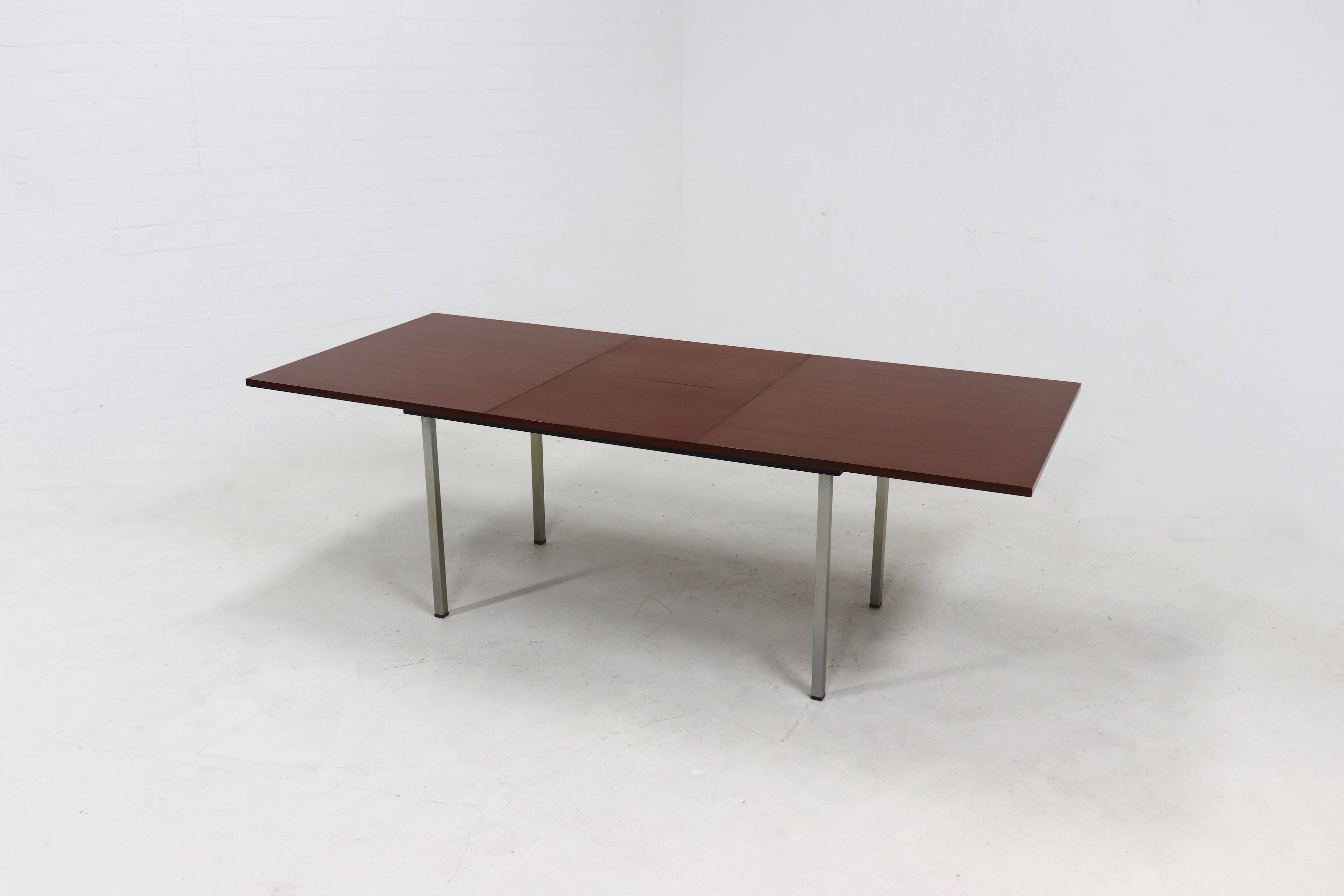 Extendable dining table by Alfred Hendrickx for Belform Belgium 1960s