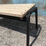 Old industrial school bench