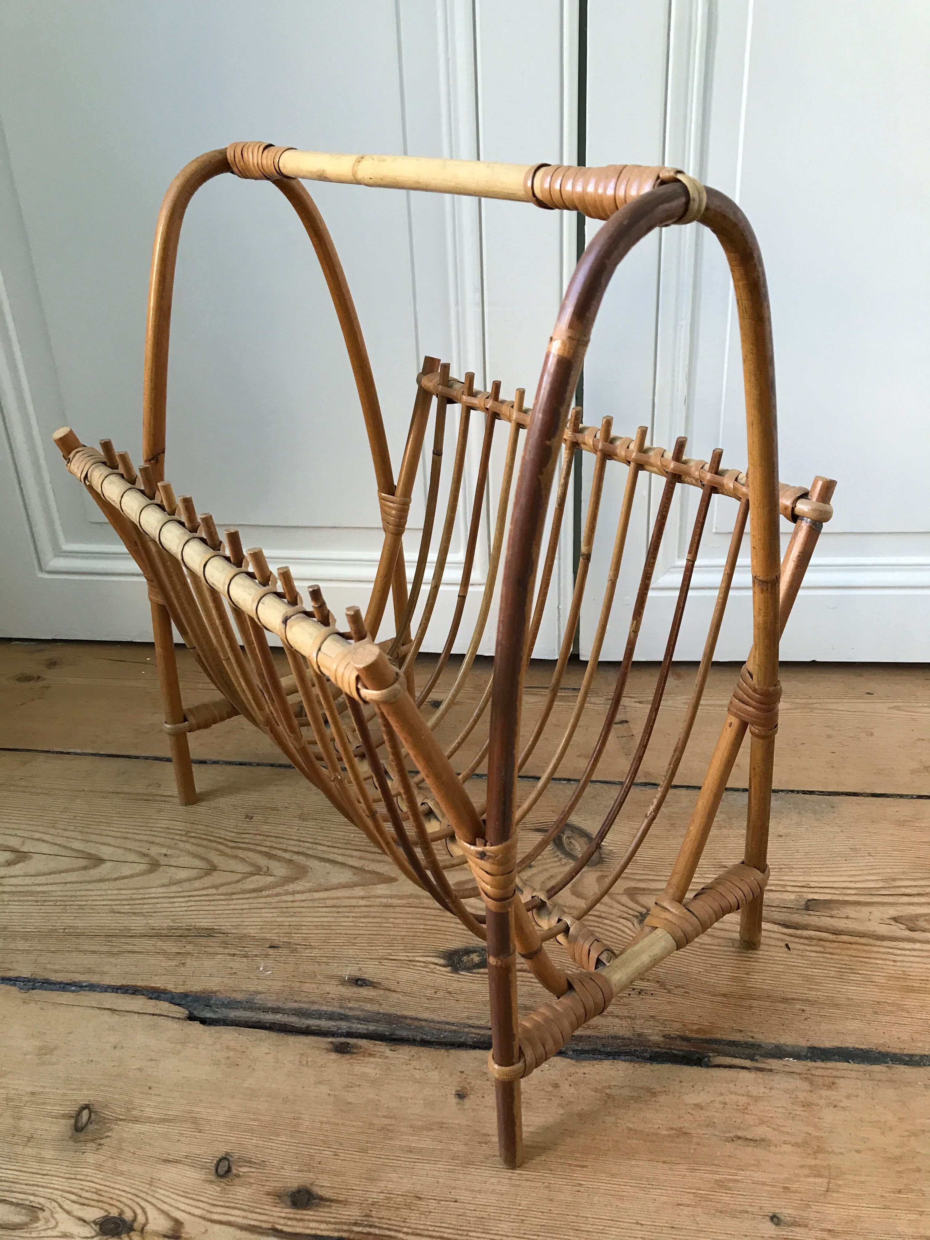 Rattan magazine door