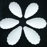 Set de  6 coupelles à avocats en porcelaine blanche Pillivuyt
