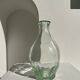 Vintage ovoid glass vase 70cl "Registered model" H:23cm