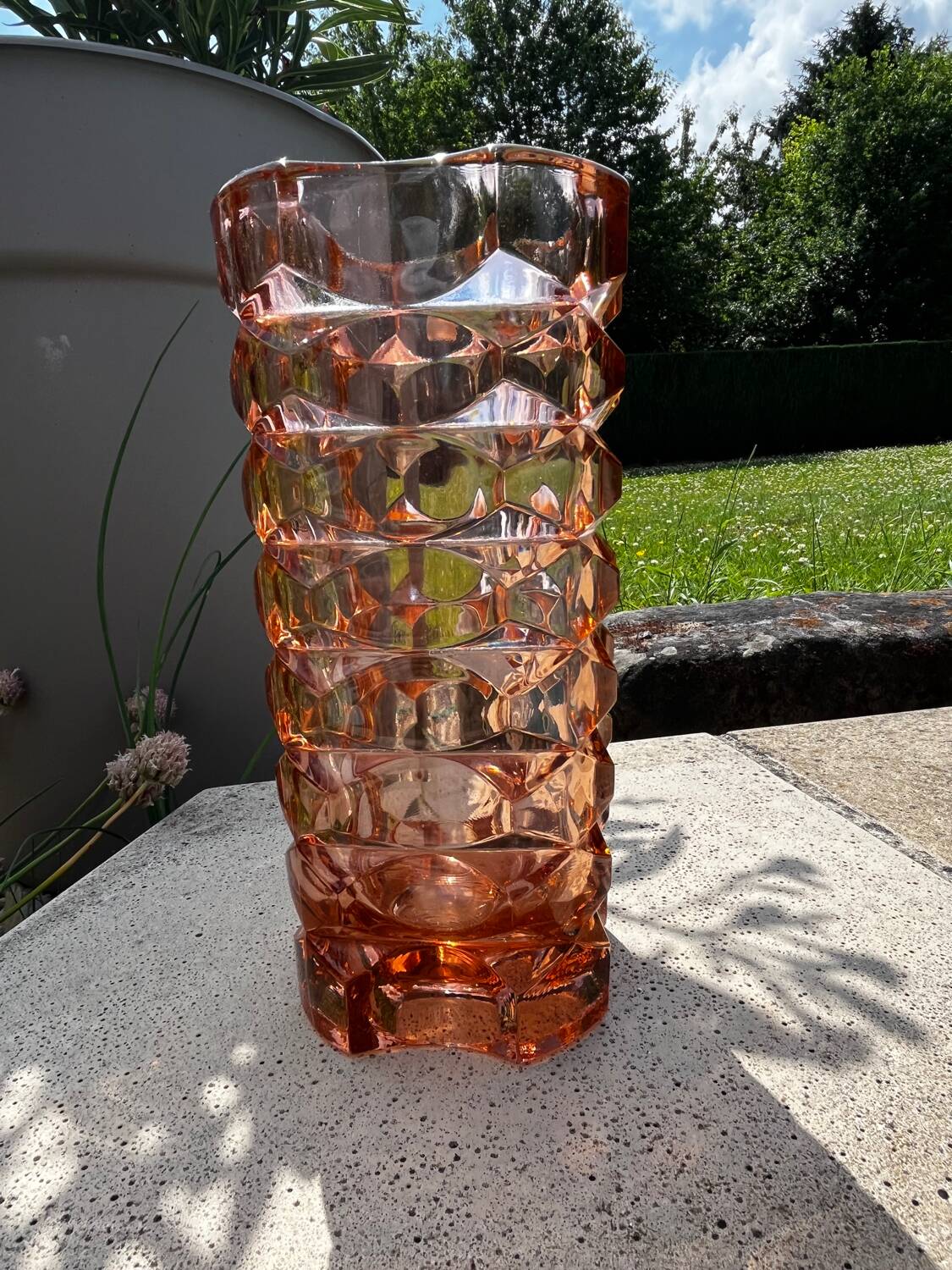 Rosaline Luminarc Glass Vase – 1970s – Verrerie d'Arques