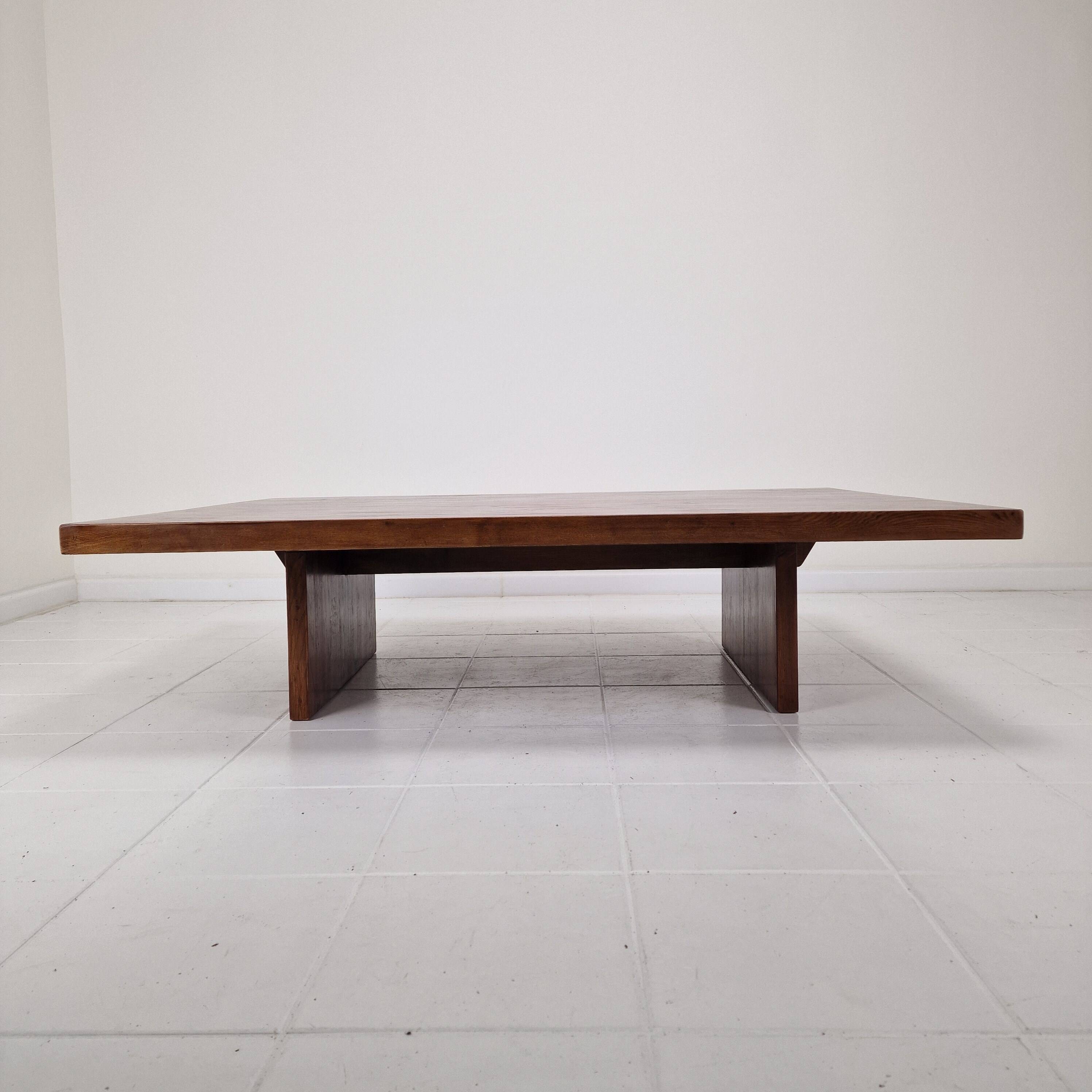 Large Bamboo "Wabi Sabi" Coffee Table by Axel Vervoordt, Belgium, 1980's
