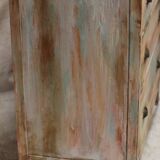 Multicolored patinated chest of drawers