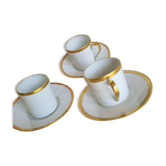 Lot de 3 tasses ancienne fabrique royale limoges