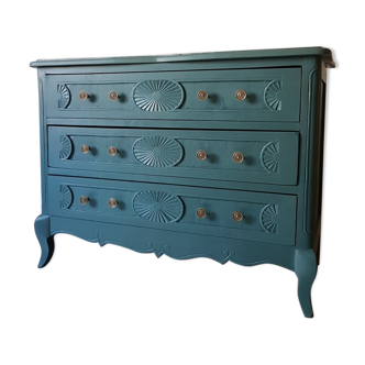 Blue duck wood dresser