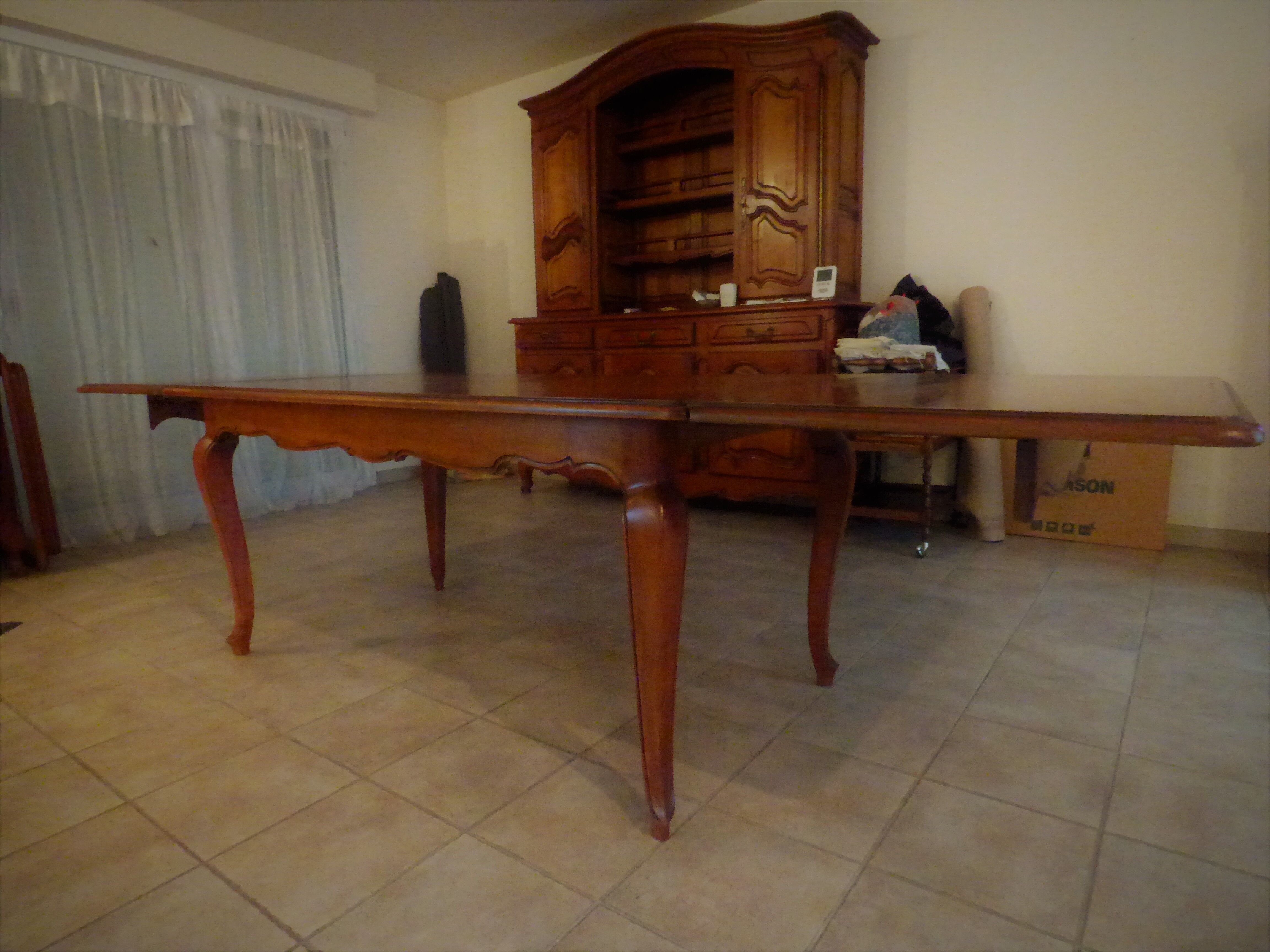Table style Luis XV cherrywood