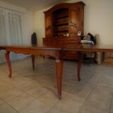 Table style Luis XV en merisier