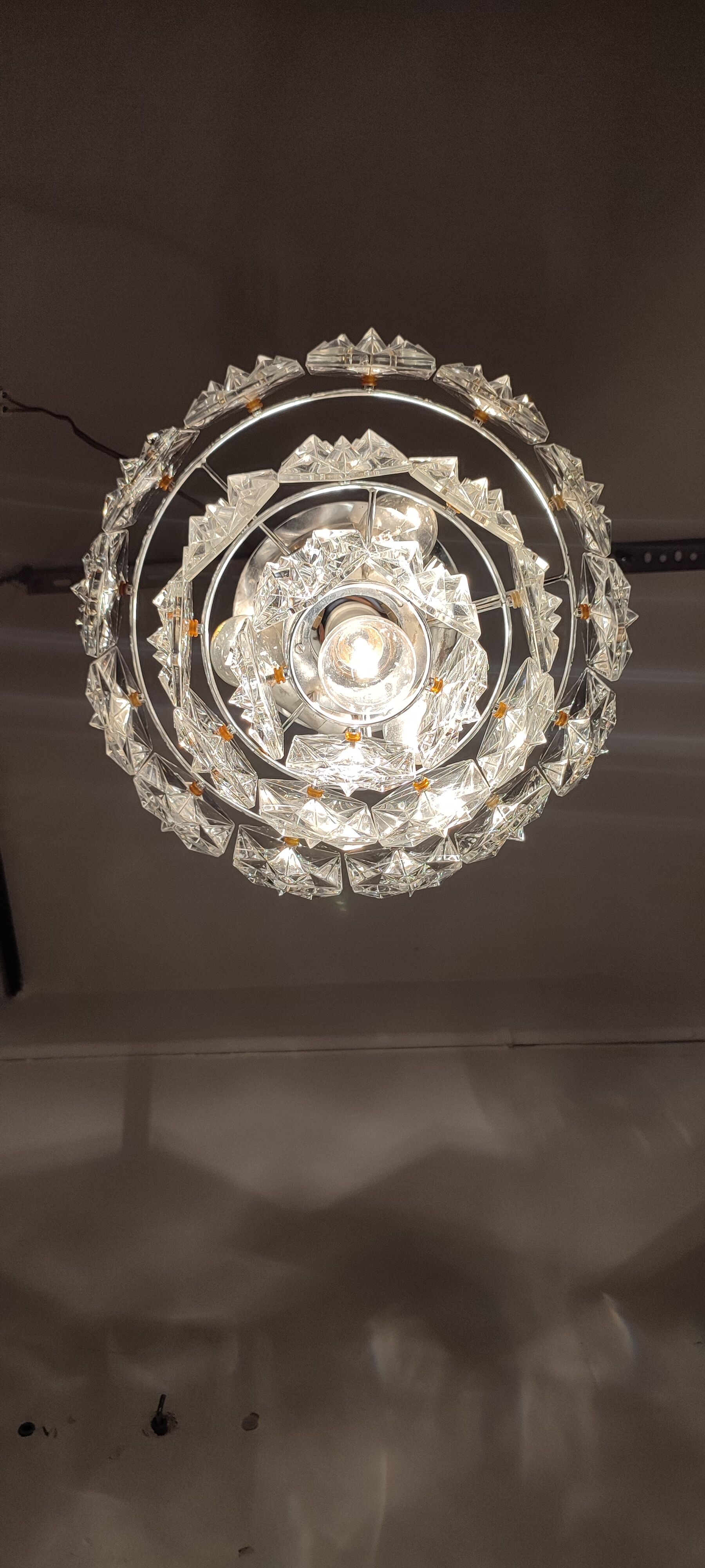 Ceiling lamp "Kinkeldey". Germany 1970s.