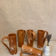 5 handcrafted ceramic cups